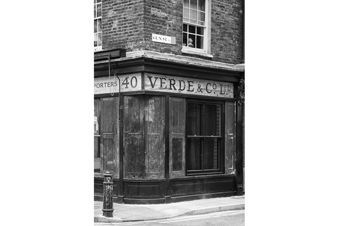 Historic shopfront in Spitalfields