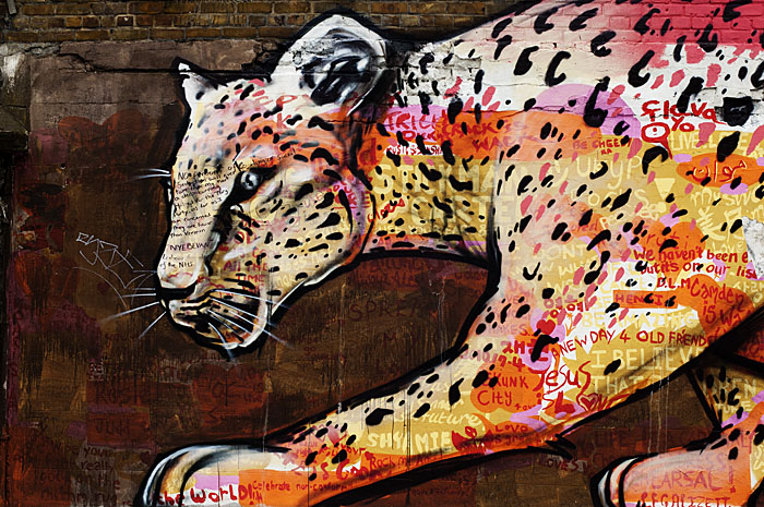 Panther Mural, Camden Town, London