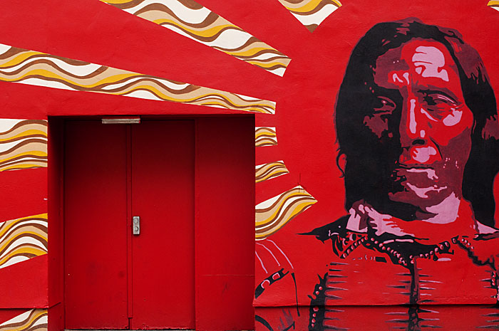 Red Indian Mural, Camden Town, London