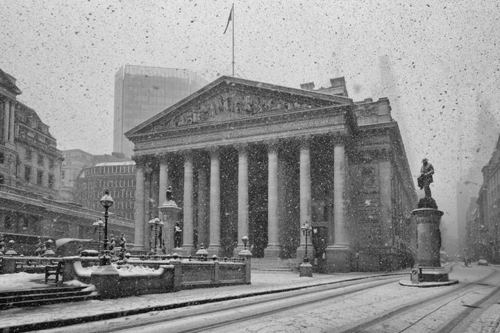 Photograph of Royal Exchange Snow Scene 1
